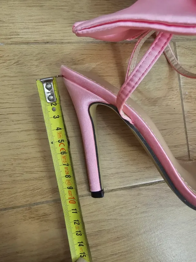 Sandalias Cuccoo Rosa Talla 36 Moña Satinada