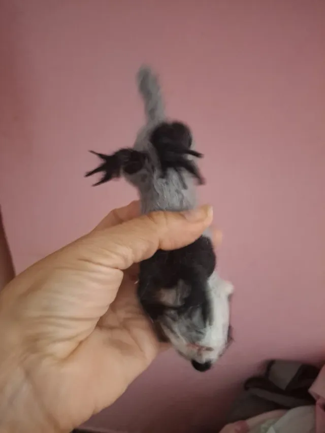 Tejón de fieltro, muñeco animal