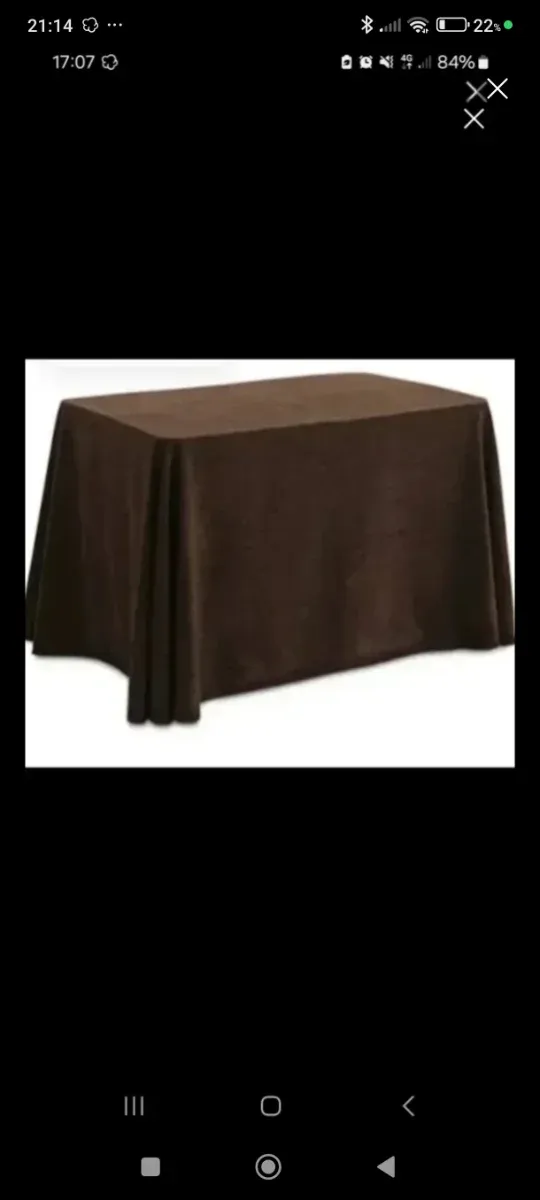 Falda camilla marrón 113x73