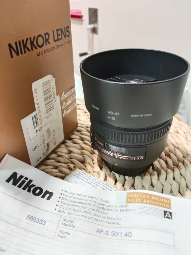 Nikon AF-S NIKKOR 50mm f/1.4G + Filtro Hoya