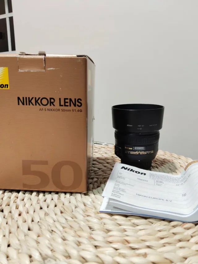 Nikon AF-S NIKKOR 50mm f/1.4G + Filtro Hoya