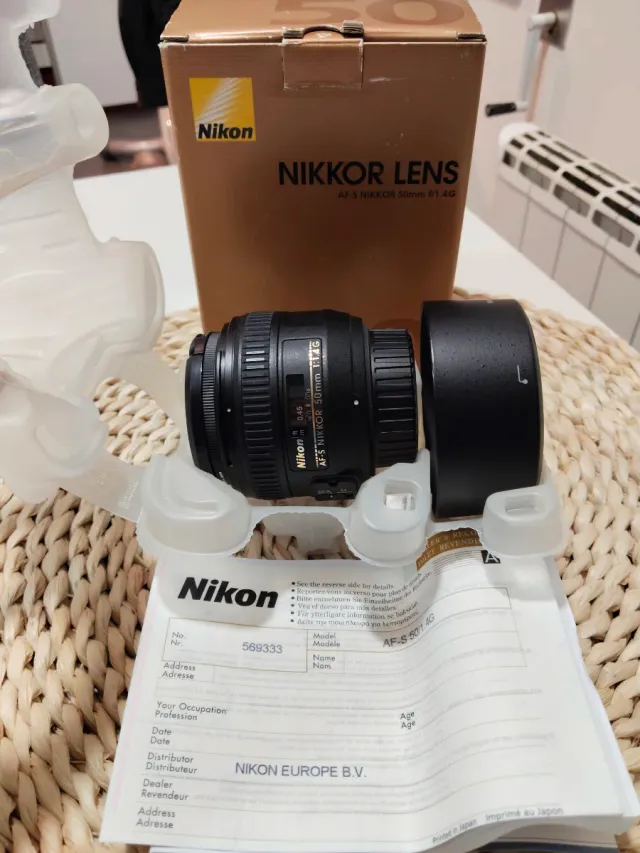 Nikon AF-S NIKKOR 50mm f/1.4G + Filtro Hoya