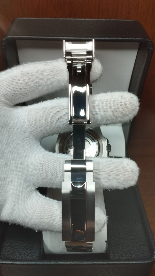 Reloj Seiko Mod Submariner Vintage Negro Naranja