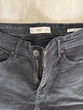 Pantalón Negro Mango Talla 32