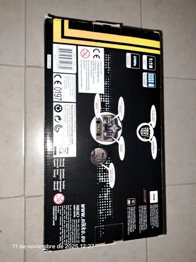 Coche radiocontrol Nikko Boxer Amarillo