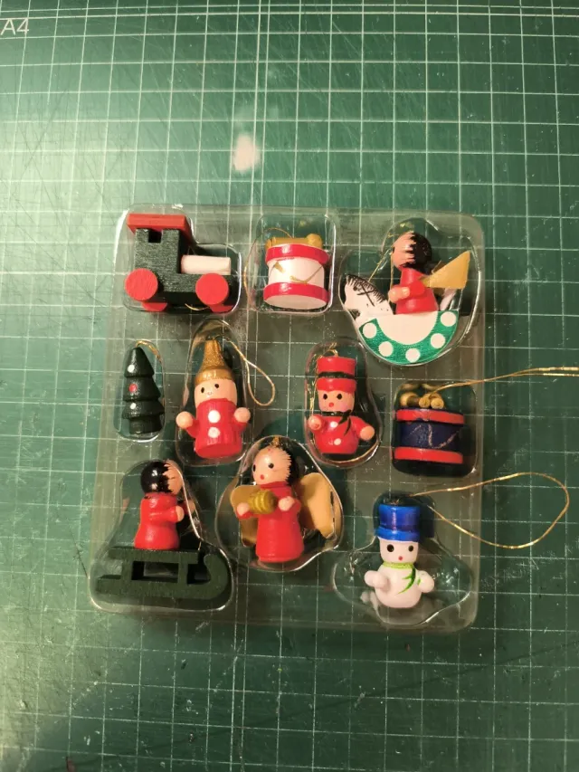 Decorazioni Natalizie in Miniatura per Case delle Bambole