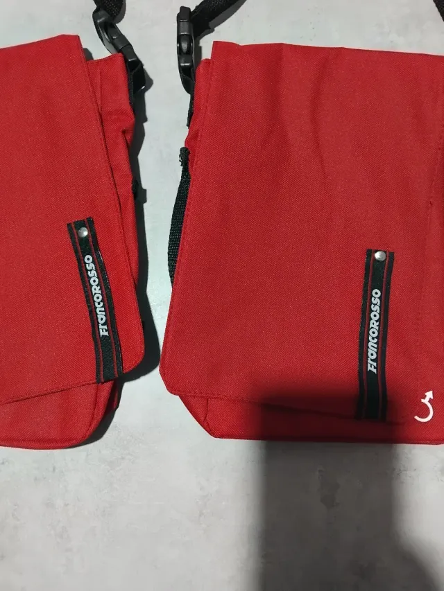 2 Borse a tracolla Francorosso rosse