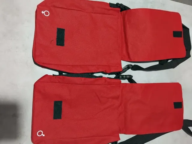 2 Borse a tracolla Francorosso rosse