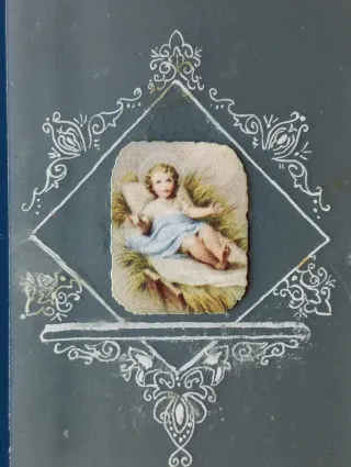 Antico Santino fatto a mano.