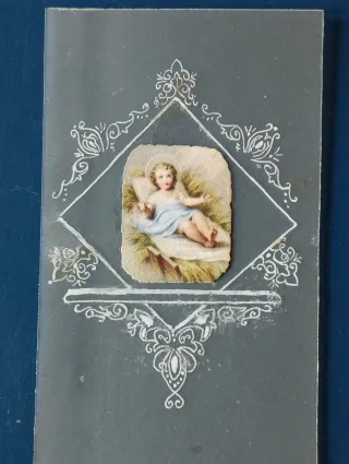 Antico Santino fatto a mano.