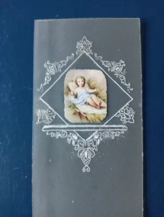 Antico Santino fatto a mano.