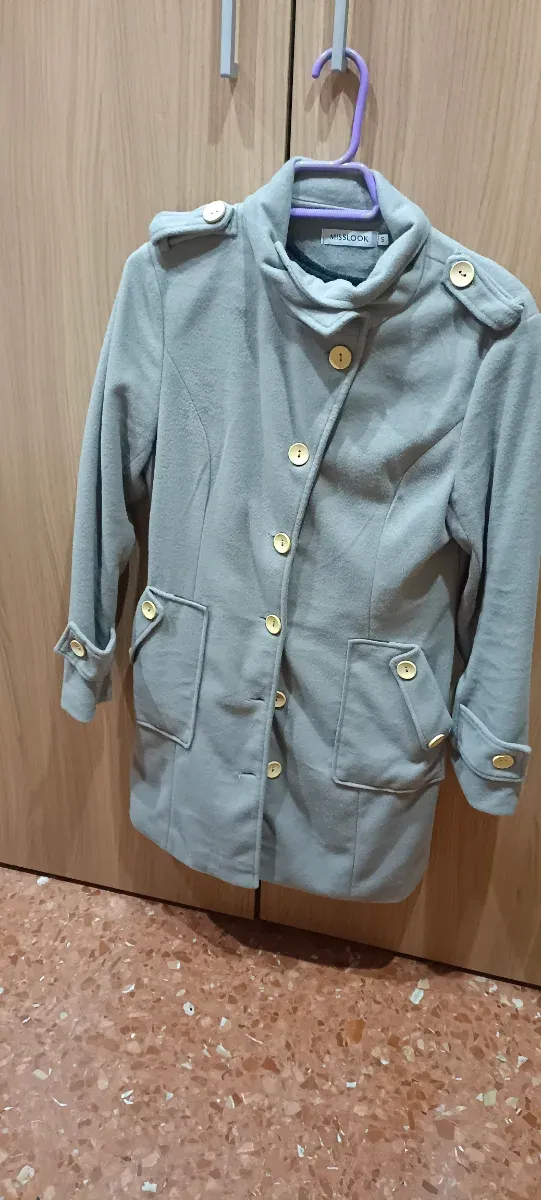 Abrigo Beige/Gris Talla S