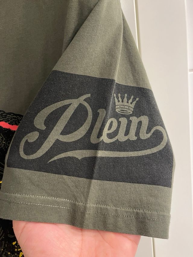 Camiseta Philipp Plein Verde Talla M