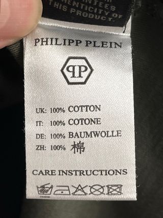 Camiseta Philipp Plein Verde Talla M