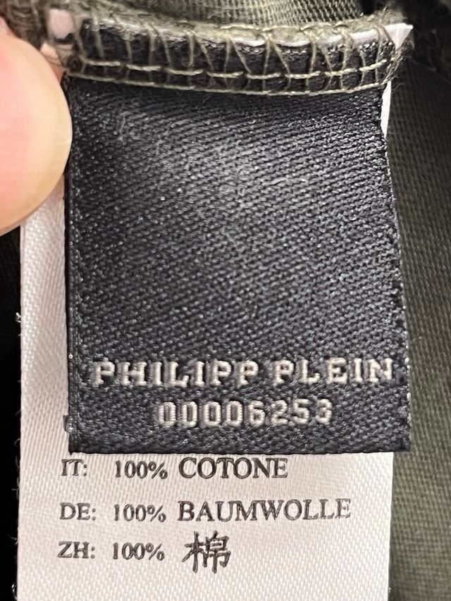 Camiseta Philipp Plein Verde Talla M