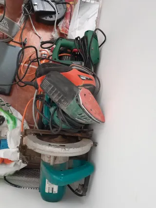 2 circulares grapadora lijadoras trompo y caladora