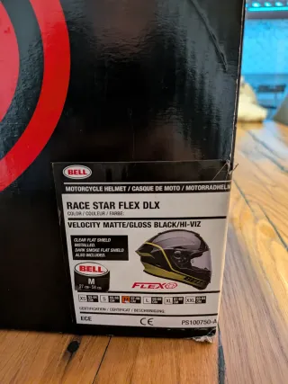 Casco Bell Race Star Flex DLX Carbono Talla M