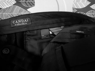 PANTALON DE TRAJE NEGRO PARA HOMBRE