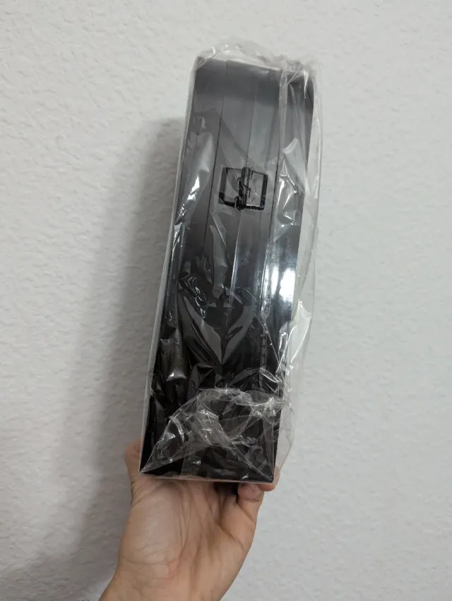 Expositor de pendientes de plástico negro