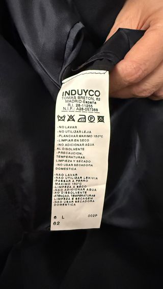 Traje de caballero azul marino, 1 uso T62