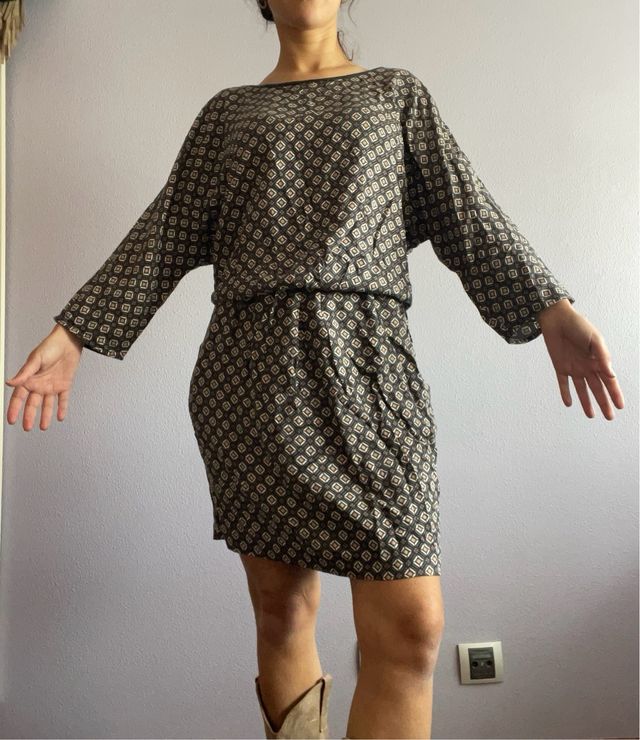 Vestido Zara estampado Talla M