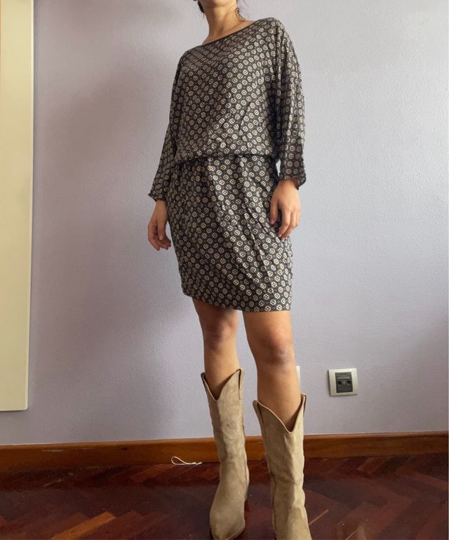 Vestido Zara estampado Talla M