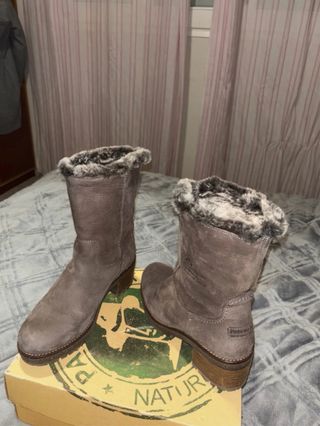 Botas Panama Jack grises con pelo