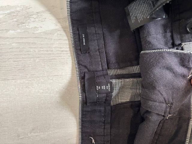 Pantalón de vestir a cuadros