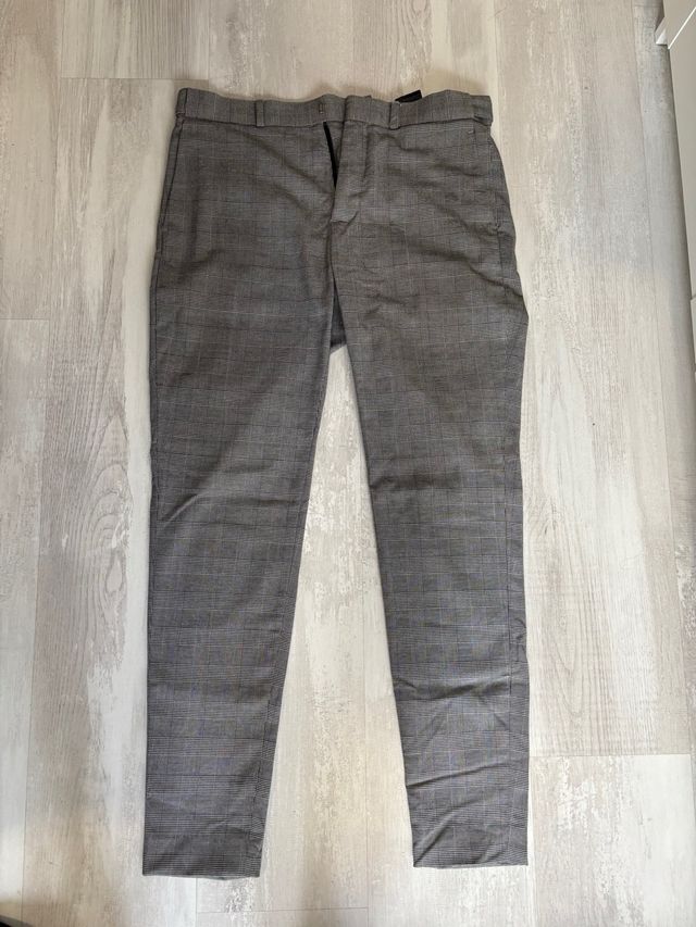 Pantalón de vestir a cuadros