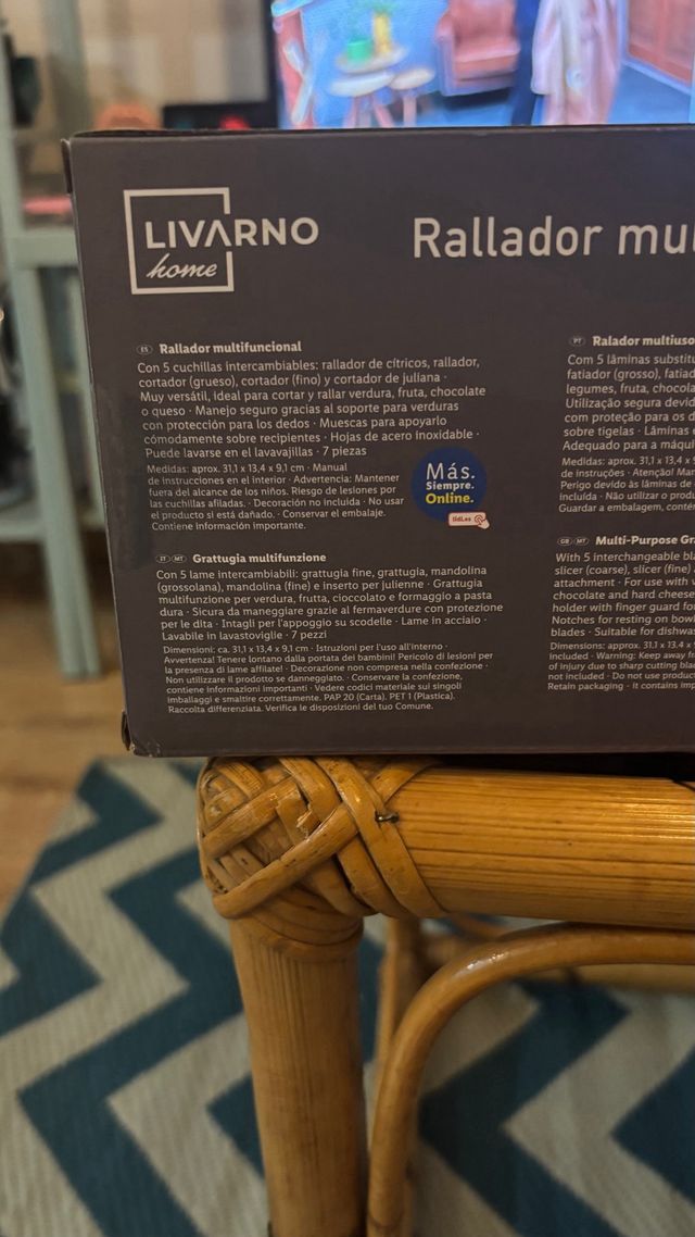 Rallador Multifuncional Livarno Home A ESTRENAR