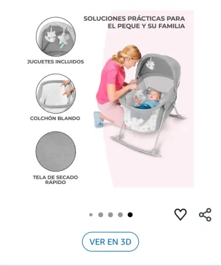 Minicuna plegable Kinderkraft