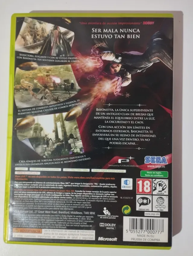 Bayonetta Xbox 360 🇪🇸