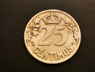 25 céntimos de peseta