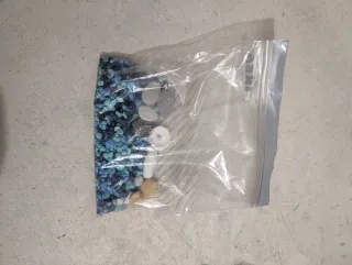 Pecera de cristal y plástico 20-25 litros