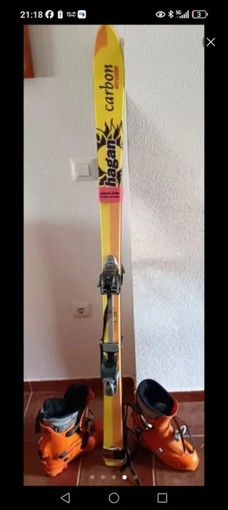 Esquís de montaña Hagan y botas