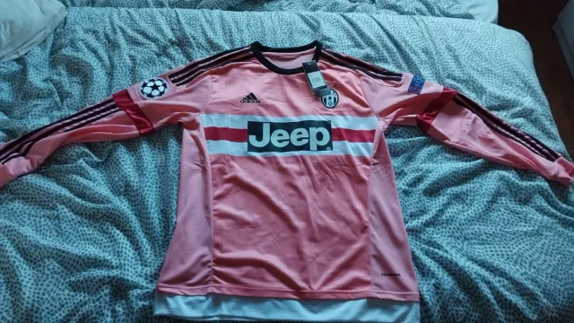 Camiseta Juventus Adidas Manga Larga Rosa