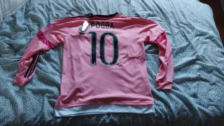 Camiseta Juventus Adidas Manga Larga Rosa