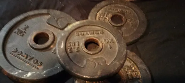 5 Pesas Decathlon 1kg y 2kg