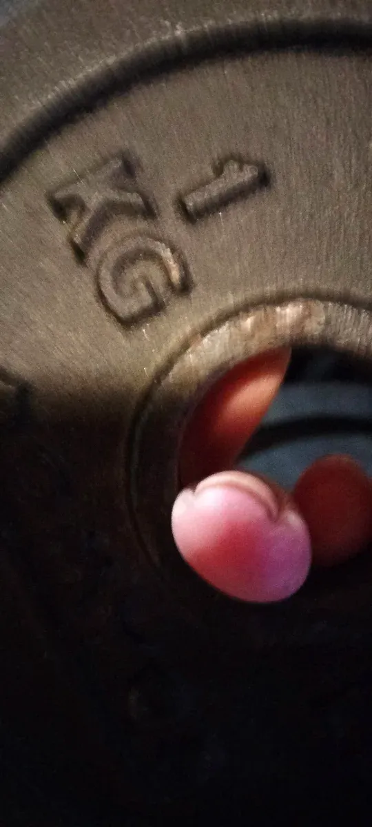 5 Pesas Decathlon 1kg y 2kg