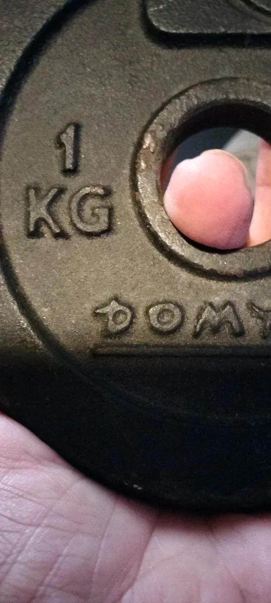 5 Pesas Decathlon 1kg y 2kg