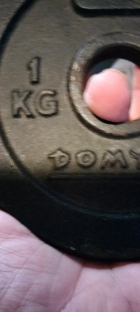 5 Pesas Decathlon 1kg y 2kg