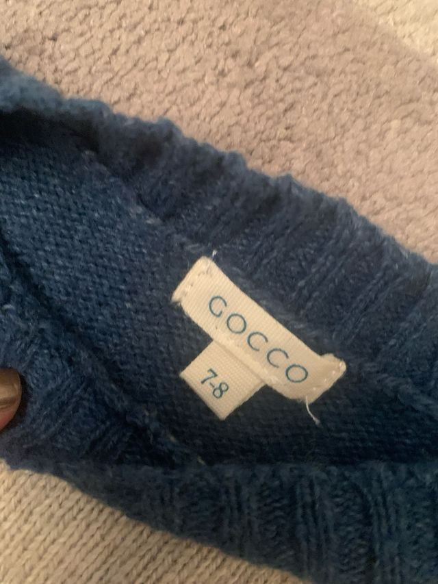 Jersey Gocco rayas azul y beige 7-8 años