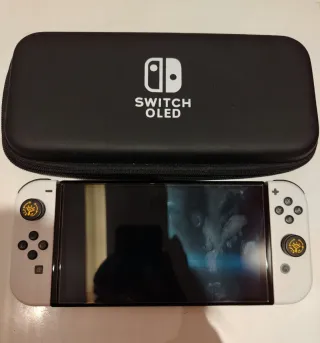Nintendo Switch OLED Blanca + Funda