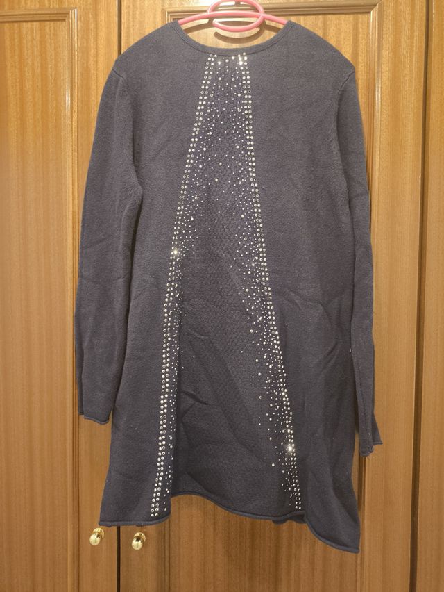 Jersey azul marino con brillantes