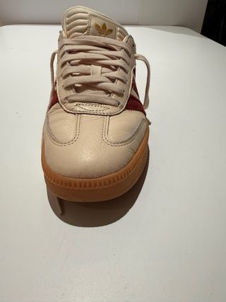 Adidas Samba XLG Beige/Rojo