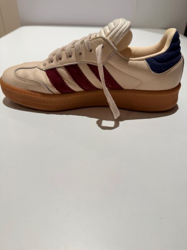 Adidas Samba XLG Beige/Rojo