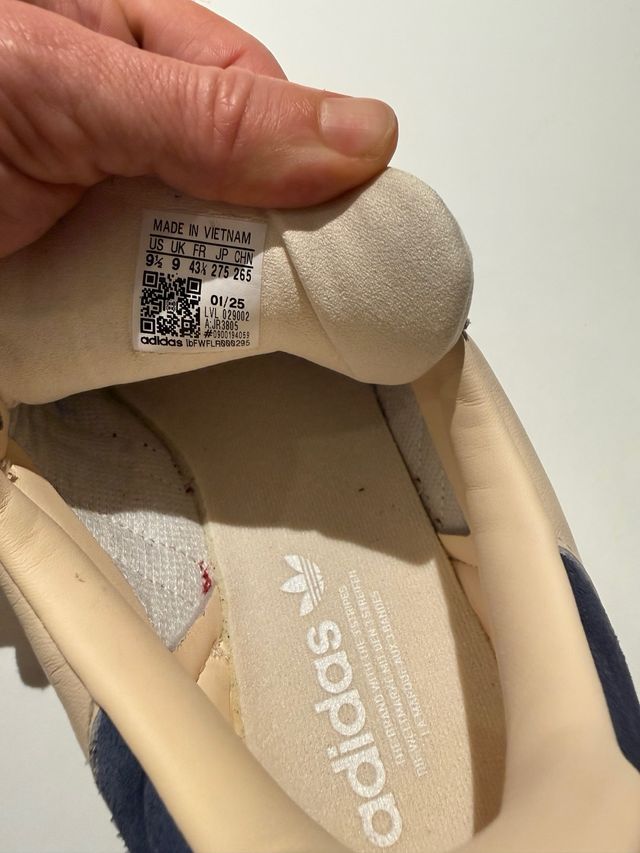 Adidas Samba XLG Beige/Rojo