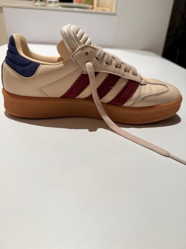 Adidas Samba XLG Beige/Rojo