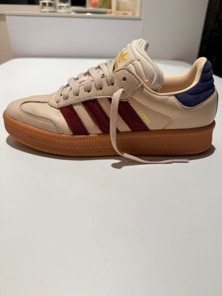 Adidas Samba XLG Beige/Rojo