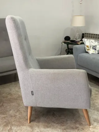 2 Butacas KIBUK Gris Perla